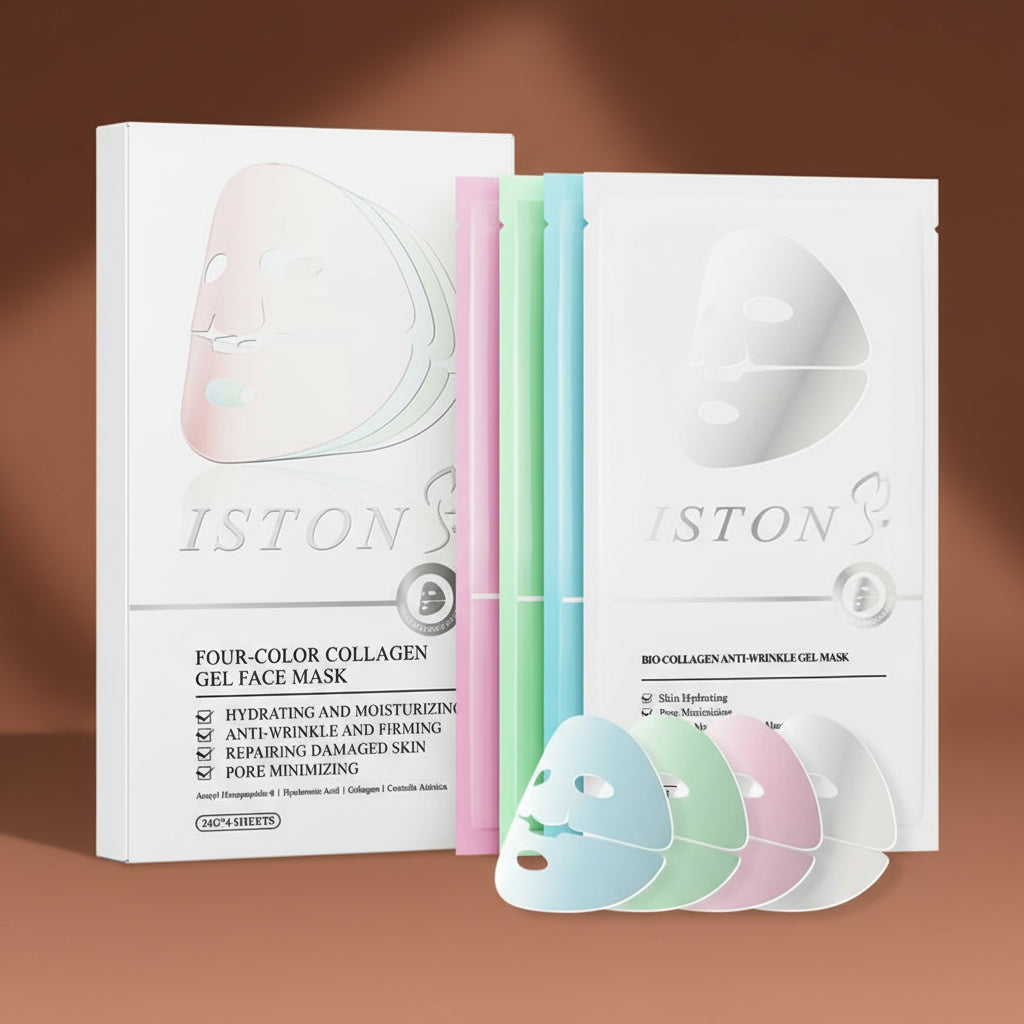 ISTON Deep Moisturizing Collagen Mask, Moisturizing Night Cream for All Skin Types - Improves Dullness, Anti-Aging, Soothes and Repairs Skinoothes