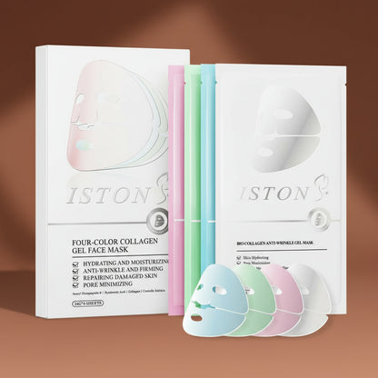 ISTON Deep Moisturizing Collagen Mask, Moisturizing Night Cream for All Skin Types - Improves Dullness, Anti-Aging, Soothes and Repairs Skinoothes