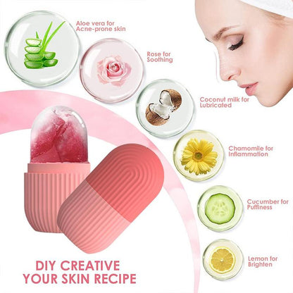 Ice Face Roller – Cooling Facial & Eye Massage Tool for Instant Skin Refresh