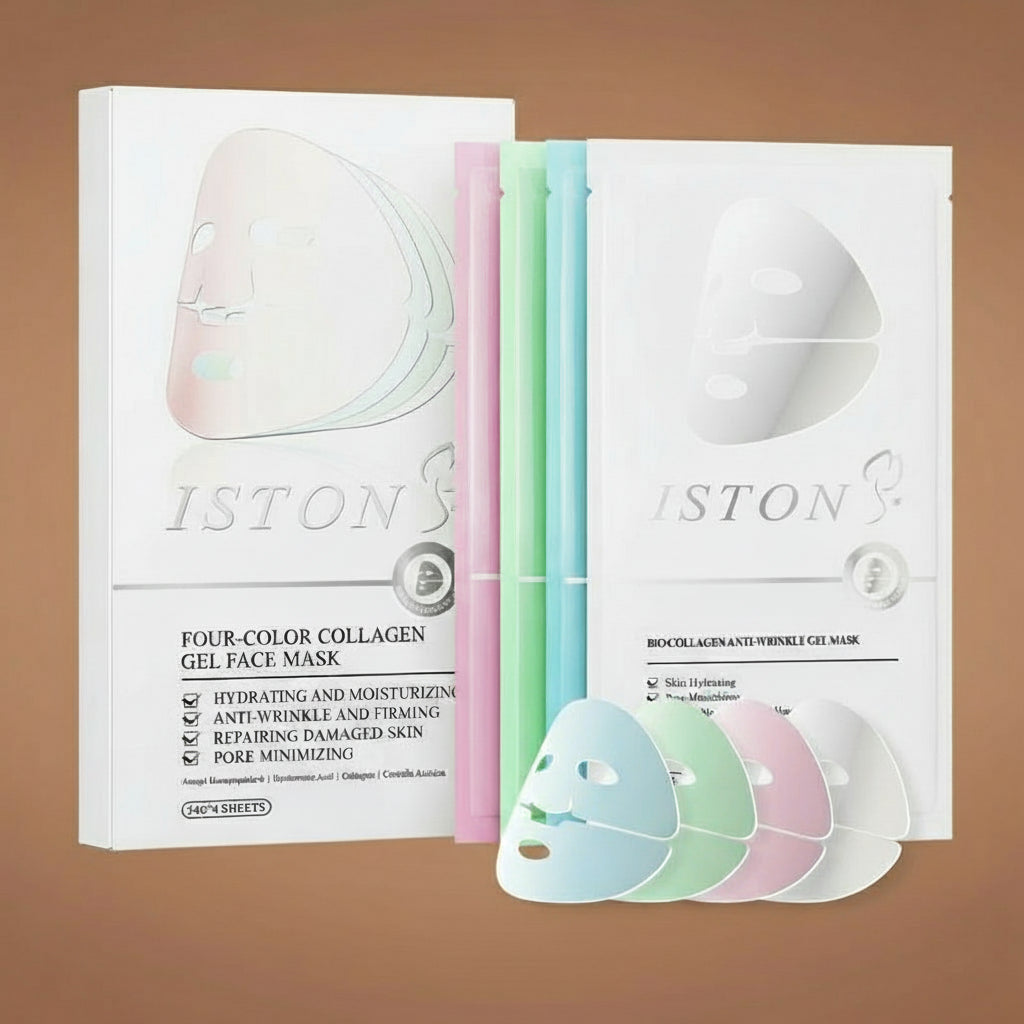 ISTON Deep Moisturizing Collagen Mask, Moisturizing Night Cream for All Skin Types - Improves Dullness, Anti-Aging, Soothes and Repairs Skinoothes