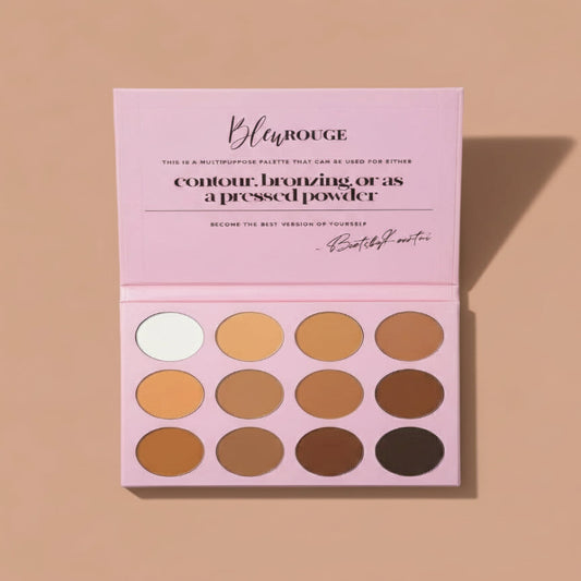 The 3-In-1 Powder Palette Contour Bronzer Makeup