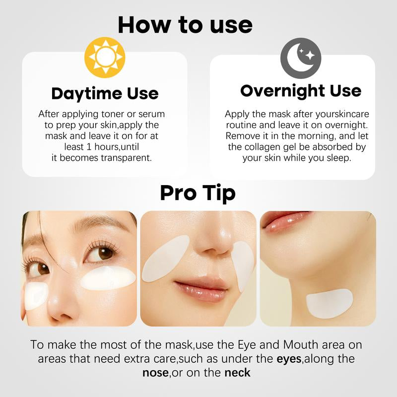 ISTON Deep Moisturizing Collagen Mask, Moisturizing Night Cream for All Skin Types - Improves Dullness, Anti-Aging, Soothes and Repairs Skinoothes