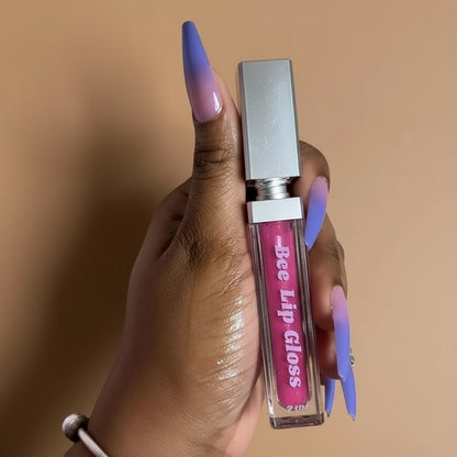 Viral Strawberry Lip Gloss with Light & Mirror – High-shine, sweet scent, and a built-in mirror with LED . Your lips, but glossier.