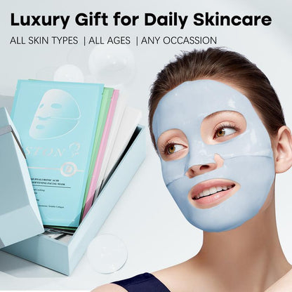 ISTON Deep Moisturizing Collagen Mask, Moisturizing Night Cream for All Skin Types - Improves Dullness, Anti-Aging, Soothes and Repairs Skinoothes