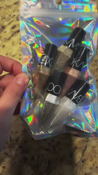 Glitter Eyeliner Set, 5 Colors , Waterproof Long Lasting Glow Sparkle Eye Glitter Makeup