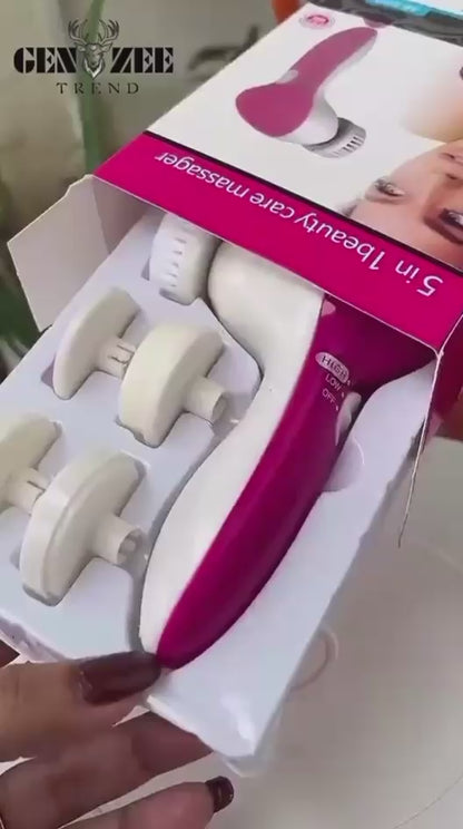 5-in-1 Electric Facial Cleansing Brush
